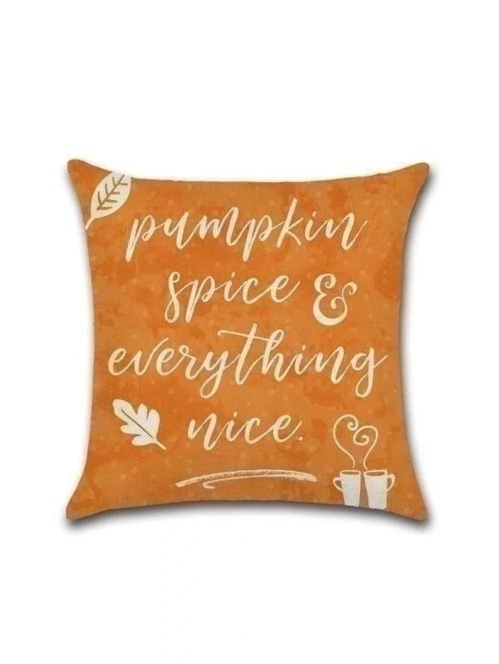 New! Pumkpin Spice Pillow Cover